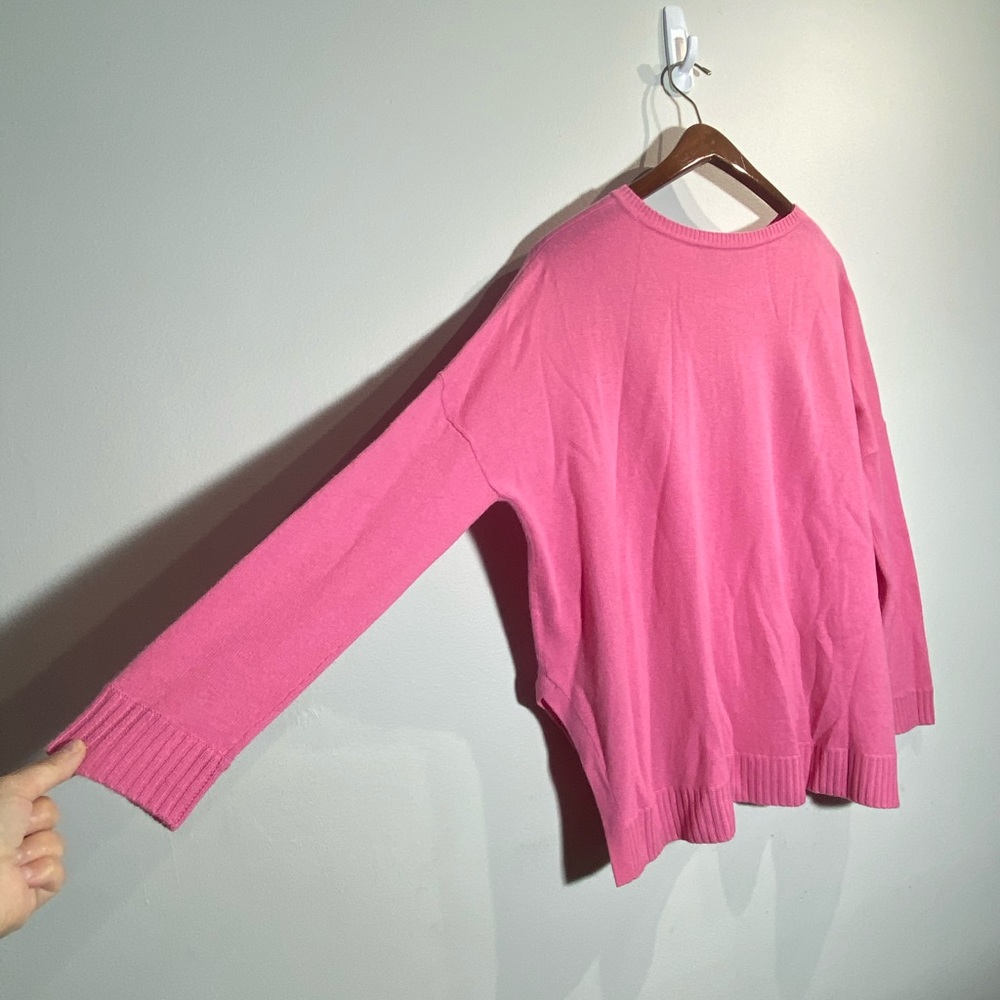 MAGASCHONI*Pink Flowy 100%Cashmere Sweater*Sm.$375 - Picture 8 of 10